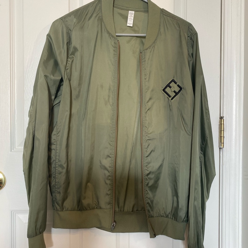 Hannah Eden Fitness Green Bomber Jacket